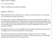 Lettre Motivation Efficace Motivation Letter For Job Job Search Word Doc