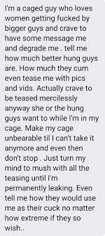 Cuck confession