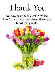 This gift has truly shown me what a selfless, compassionate, and caring person you are. You Are A Gift Thank You Card Birthday Greeting Cards By Davia Thank You For Birthday Wishes Thank You Messages Gratitude Thank You Messages