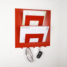 Expand your decorating options to fill empty walls with something other than a picture or painting. Letter Rack And Key Holder By The Metal House Limited Notonthehighstreet Com