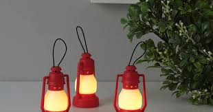 Vinterfest Led Dekorationsbelysning Batteridriven Lykta Rod Ikea 49kr 3pk Lykta Vinterfest Ikea