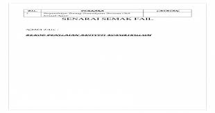 Senarai semak permohonan kebenaran merancang 2018/pbr/senarai semak permohonan menara telco.pdf ·. Senarai Semak Fail Koko 2014 Docx Document