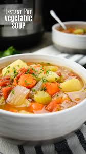 Instant Pot Vegetable Soup In 2020 Best Vegetable Soup Recipe Instant Pot Soup Recipes Homemade Vegetable Soups