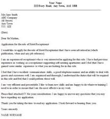 For help with your resume, check out our extensive school receptionist resume samples. Cover Letter Example For Reception Job