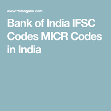 Bank Of India Ifsc Codes Micr Codes In India In 2020 Bank Of India India Ratnagiri
