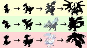 Zekrom Reshiram Kyurem Evolution Pokemon Gen 8 Fanart