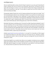 View the cutest things to text your girlfriend and pick out the right lines for your special lady. Cute Things To Say To Your Girlfriend By Cutethings12 Issuu