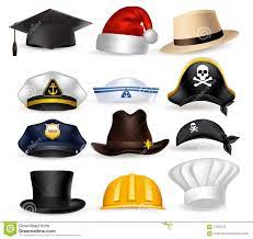 Set Of 3d Realistic Professional Hat And Cap Vector Illustration Stock Vector Illustration Of Costume Captain 57955 Hats Medical Heroes Vector Illustration