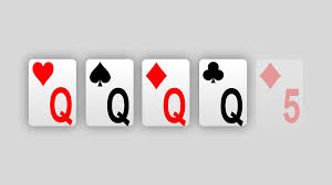 In other words, if your ante bet was $5 and you want to play, you can either bet $5, $10, or $15. Four Of A Kind Poker Hand Ranking