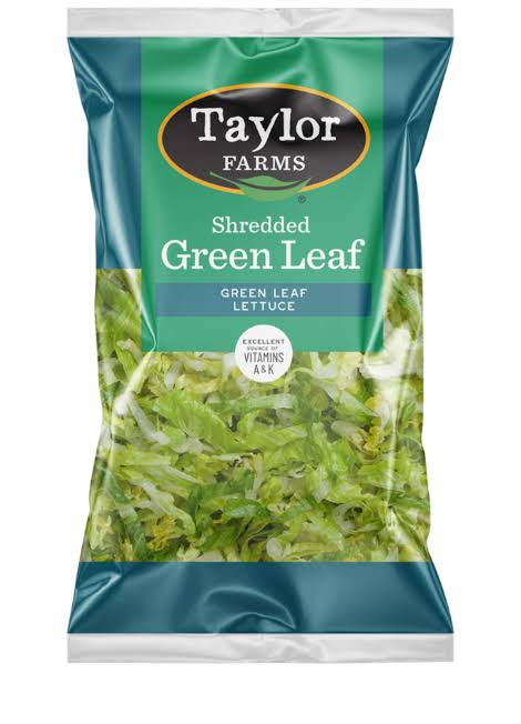 Shredded Green Leaf Lettuce - Taylor Farms