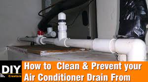 A clogged condensate drain pipe can make your ac system's drain pan overflow. How To Clean And Prevent Your Air Conditioner Drain From Clogging Youtube