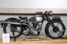 1936 Triumph Tiger 80 On Display At Lemay America S Car Museum Tacoma Wa Classic Motorcycles Vintage Bikes Triumph Tiger