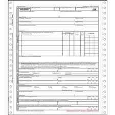 Uniform Hazardous Waste Manifest Continuation Sheet Pin Feed Continuous Format