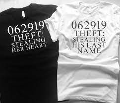 Bride And Groom Jail Shirts Bridal Shirts Couple S Party Etsy Bridal Shirts Bridal Party Shirts Party Shirts