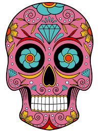 Caveiras Em Png Queroimagem Ceica Crispim 12 Png 768 1024 Sugar Skull Art Sugar Skull Girl Sugar Skull Artwork