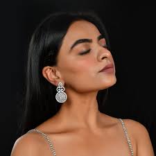 Voylla Taj Samara Earrings (Silver) At Nykaa, Best Beauty Products Online