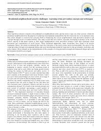 'hacking' or 'computer crime' is not defined in the cca, but the word used is 'unauthorized access to computer material'. Pdf Residential Neighbourhood Security Challenges Assessing Crime Prevention Concepts And Techniques