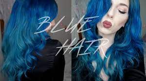BLUE HAIR TUTORIAL | Cwissi - YouTube