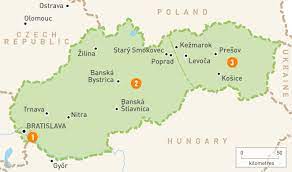 Al ruim 20 jaar levert willems adventure een uitgebreid assortiment landkaarten en reisboeken voor slowakije. Slowakije Regio S Kaart Kaart Van Slowakije Regio S Oost Europa Europa