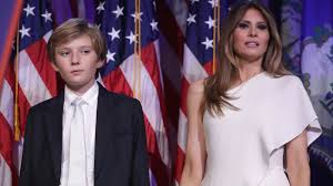 Overlord donald trump's youngest son, and the future host of the apprentice. Melania And Barron Trump Will Stay In New York Until He Finishes The School Year Abc News