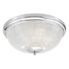 Round led ceiling down light modern aisle wall bathroom kitchen lamp cool white. Flush Bathroom Ceiling Light In Chrome And Glass Lighting Company