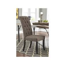 Tripton arrives at the table with the full scale comfort of a favorite living room chair. D530 02 Ashley Furniture Tripton Medium Brown Dining Upholstered Side Chair
