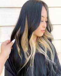 The highlights are generously placed very close to the roots on layered locks to create a flaming masterpiece. 20 Stunning Ideas Of Black Hair With Highlights Tikli