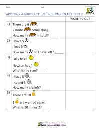 Adding and subtracting 2 digits word problems. 1st Grade Addition And Subtraction Word Problems