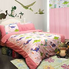 Dinosaur Homes Pink Dinosaur Bedding Set Dinosaur Bedroom Dinosaur Room Decor Dinosaur Bedding Set