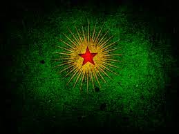 kck flag kurdistan communities union koma civaken kurdistane kurdistan communities union ala kck kck bayrak kurdistan flag art