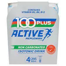 100plus is sometimes found available for purchase in other parts of the world, such as australia. 100 Plus Active Replenish Non Carbonated Isotonic Drink 4 Cans X 300ml Tesco Groceries
