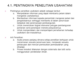 Bab 4 Penelitian Usahatani Pertemuan Ke Ppt Download