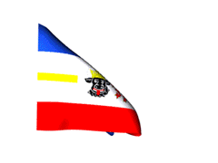 Die flagge wurde als kombination aus der mecklenburger flagge in blau, gelb und rot, und der flagge vorpommerns in blau und weiß erstellt. Flagge Mecklenburg Vorpommern Animierte Gif Gif Animation