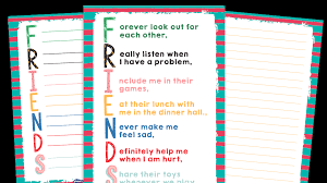 Printable acrostic poem for mothers day. Acrostic Poem On Friends Perfect For All Moments Must Read