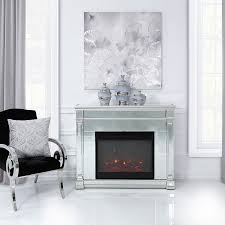 Posted by owain in home appliances, heating, fires & surrounds in cardiff. Athens Silver Mirrored Fireplace Surround With Electric Fire Insert Picture Perfect Home