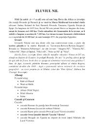 Până în prezent cel puțin 5 râuri din peru erau considerate ca principalii precursori ai râului. Fluviul Nil