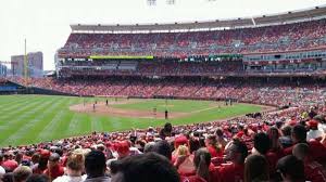 great american ball park section 110 home of cincinnati reds