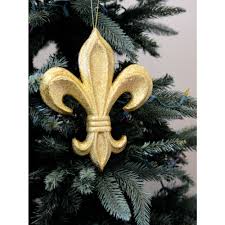 These two fleur de lis bronze iron with brass medal wall panels will be a luxurious addition to your home. 10 Gold Glitter Fleur De Lis Ornament Mz166808 Craftoutlet Com