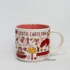 Starbucks South Carolina Ceramic Mug Been There Series 14 Fl Oz Mugs Starbucks Ceramic Mug