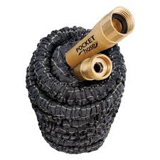 Home depot outsources this type of work, they don't do it themselves. Pocket Hose Top Brass 5 8 In Dia X 75 Ft Expanding Hose 9956 6 The Home Depot