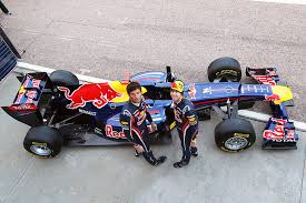 Although vettel had started the race from pole position, webber seized the lead early on, with the duo maintaining a comfortable gap to the two mercedes cars behind. Hd Wallpaper The Car Red Bull Mark Webber Sebastian Vettel Wallpaper Flare