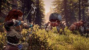 Костюм следопыта шторма и мощный лук племени карха. Horizon Zero Dawn Pc Release Im Sommer Angekundigt Survival Sandbox De