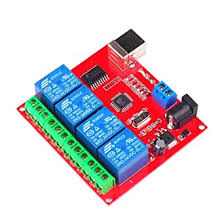 Two relay drivers including flyback diodes. High Quality 4 Way Dc 24v Computer Usb Control Drive Free Relay Switch Relay Driver Chip Uln2803 Amazon Co Uk Business Industry Science