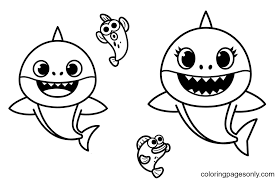 Sep 14, 2020 · baby shark coloring pages. Baby Shark And Mommy Shark Coloring Pages Baby Shark Coloring Pages Coloring Pages For Kids And Adults