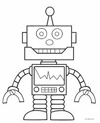 Printable coloring and activity pages are one way to keep the kids happy (or at least occupie. Free Printable Robot Coloring Pages For Kids