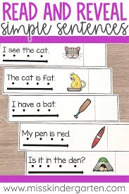 Below are links to each section of this video:00:05 find the sounds02:21 sound it out05:13 putting it all. Reading Simple Sentences Miss Kindergarten