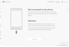 How to unlock bootloader on xiaomi devices? Xiaomi Mi Unlock Not Connected To The Phone Super User