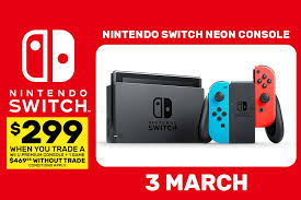 Simply email us the stuff you've got to trade in or sell: Eb Games Australia Pa Twitter Icymi The Nintendo Switch Neon Console Games And Accessories Are Available To Preorder Now Check Them Out Here Https T Co L5kwgudeds Https T Co Ajo8nrpfka