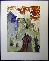 salvador dali the divine forest woodblock print form the divine comedy is available from the lockport street gallery call us salvador dali dali divine