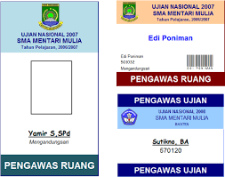Gambar desain kartu nama terbaru via masbadar.com. Contoh Id Card Panitia Qurban Cara Golden